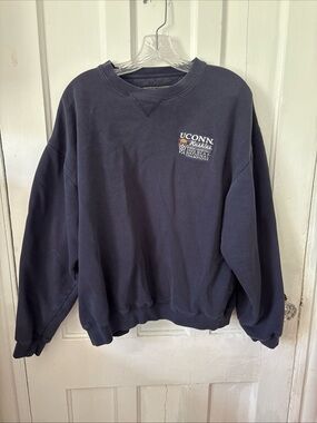Uconn Huskies Women’s Basketball 2003 NCAA. Navy Crewneck Sweatshirt